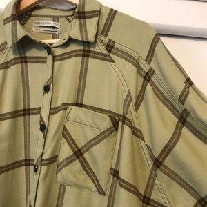 Drapey Flannel Shirt